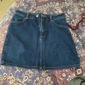 Dark wash Jean Skirt